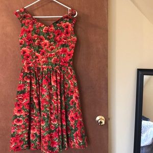 Red Poppies dress